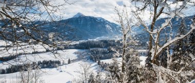Blick ins Tal im Winter | © Flachau Tourismus